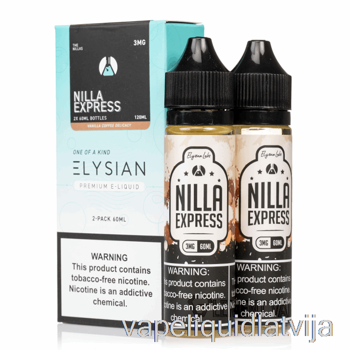 Nilla Express - Elysian Labs - 120ml 0mg Vape šķidrums